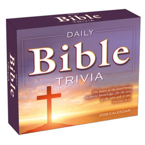 Bible Trivia Challenge 2026 Boxed Daily Calendar