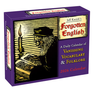 Forgotten English 2026 Daily Calendar