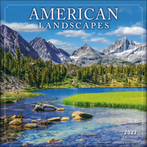 American Landscapes 2027 Wall Calendar