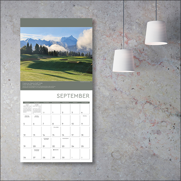 Golf: Premier Courses Around the World 2027 Wall Calendar - Image 5