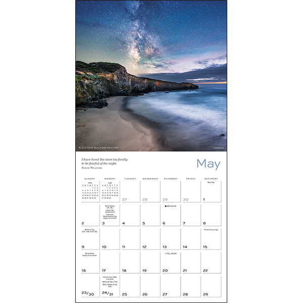 Celestial Skies 2027 Wall Calendar - Image 4