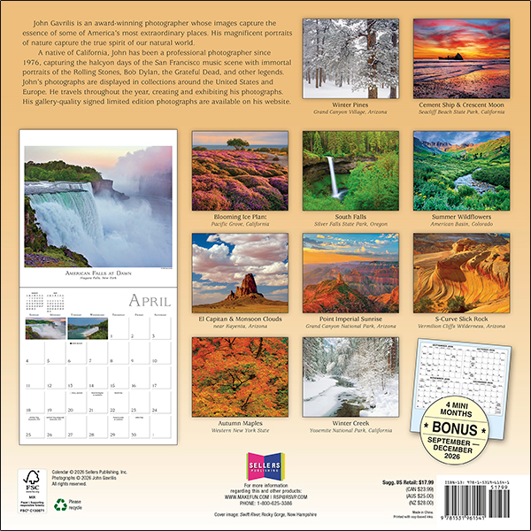 The Spirit of Place 2027 Wall Calendar - Image 2