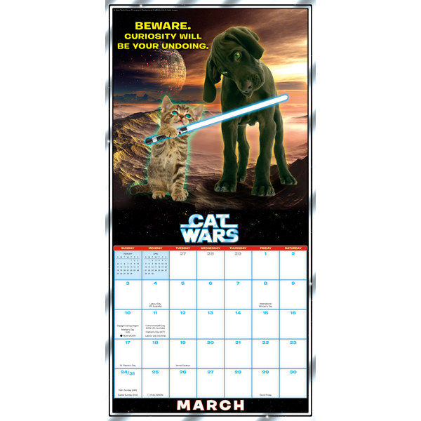 Cat Wars 2024 Wall Calendar RSVP