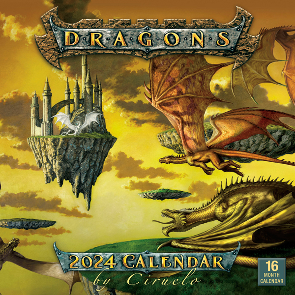 Dragons by Ciruelo 2025 Wall Calendar RSVP