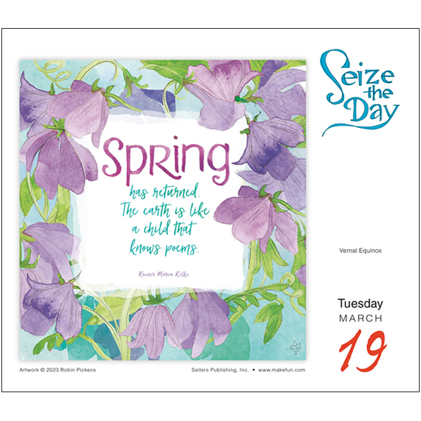 Seize the Day 2024 Daily Calendar RSVP
