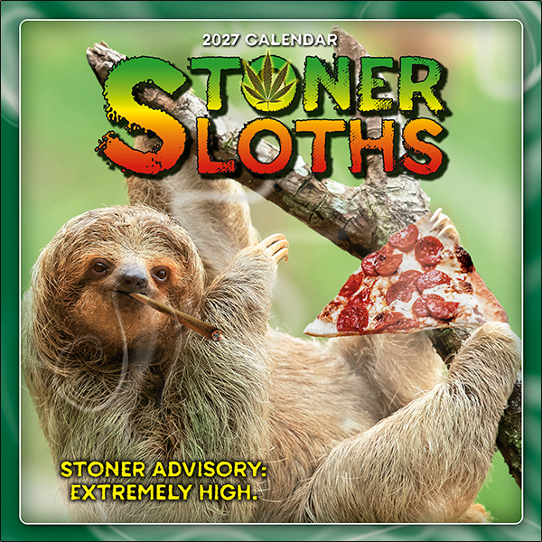 Stoner Sloths 2027 Wall Calendar