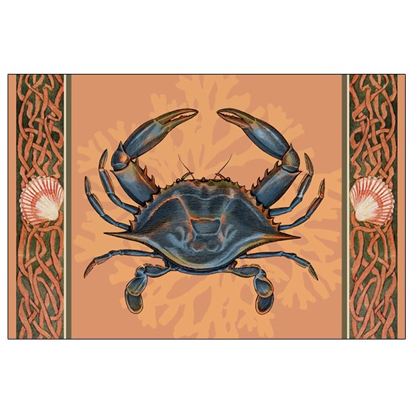 Ocean Crab Placemat Pads