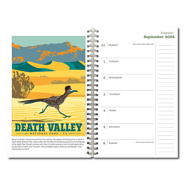 Illustrated National Parks 2027 Weekly Planner - Image 3