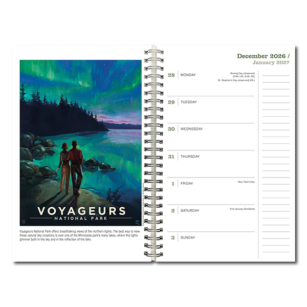 Illustrated National Parks 2027 Weekly Planner - Image 4