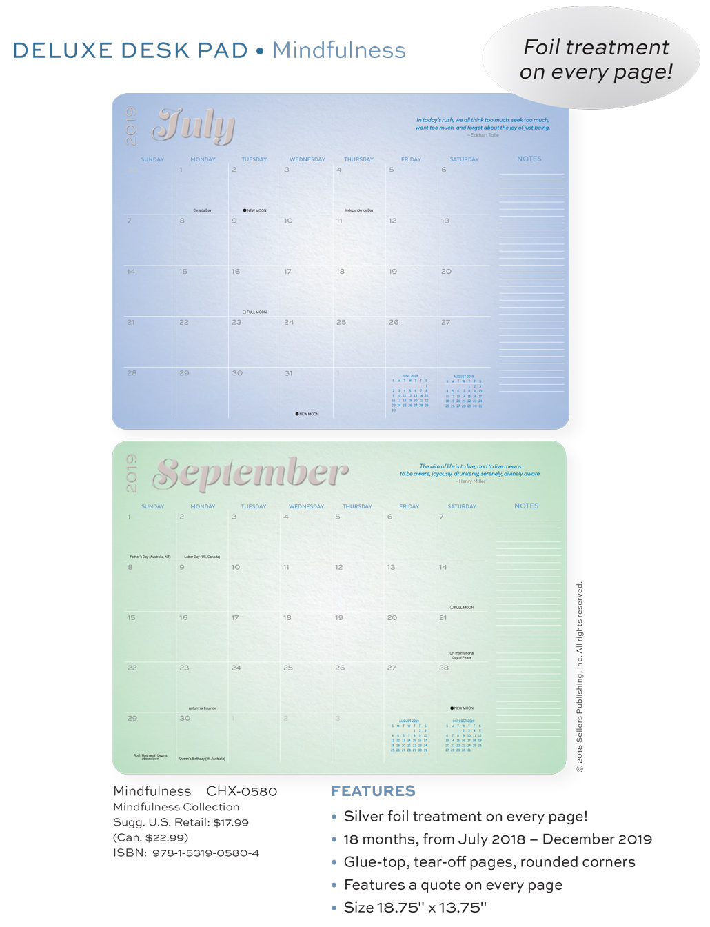 2019 High Note Planners & Stationery