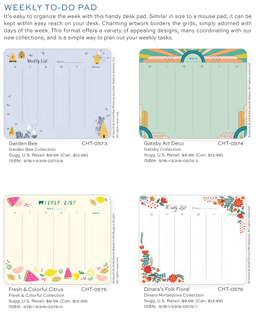 2019 High Note Planners & Stationery