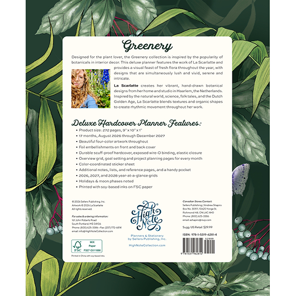 2027 Deluxe Hardcover Planner by La Scarlatte - Image 2