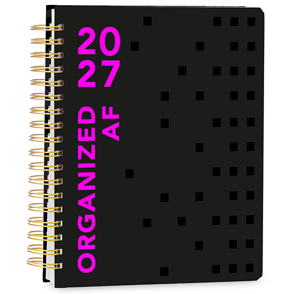 2027 Organized AF Deluxe Hardcover Planner