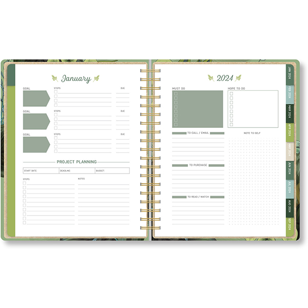 2024 Deluxe Hardcover Planner by La Scarlatte RSVP
