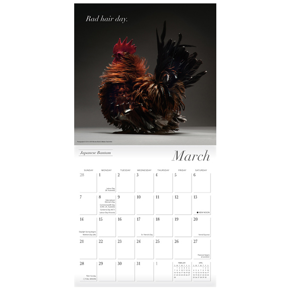 Glamour Chicks 2021 Wall Calendar RSVP