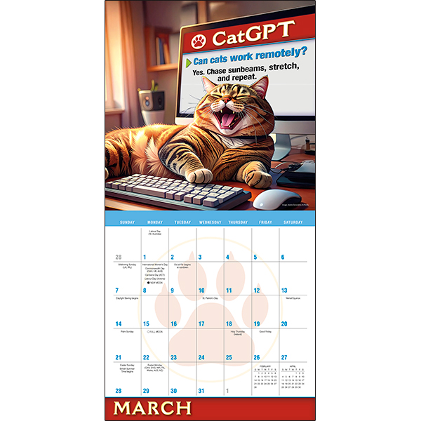 CatGPT 2027 Wall Calendar - Image 3