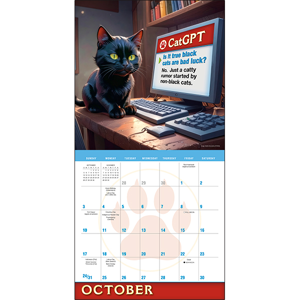 CatGPT 2027 Wall Calendar - Image 4