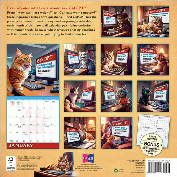 CatGPT 2027 Wall Calendar - Image 2