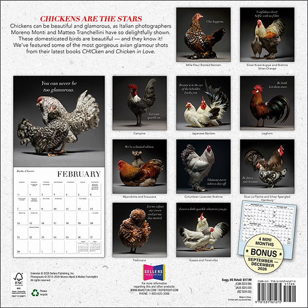 Glamour Chicks 2027 Wall Calendar - Image 2