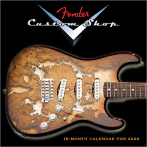 Fender© Custom Shop Guitar 2026 Calendar