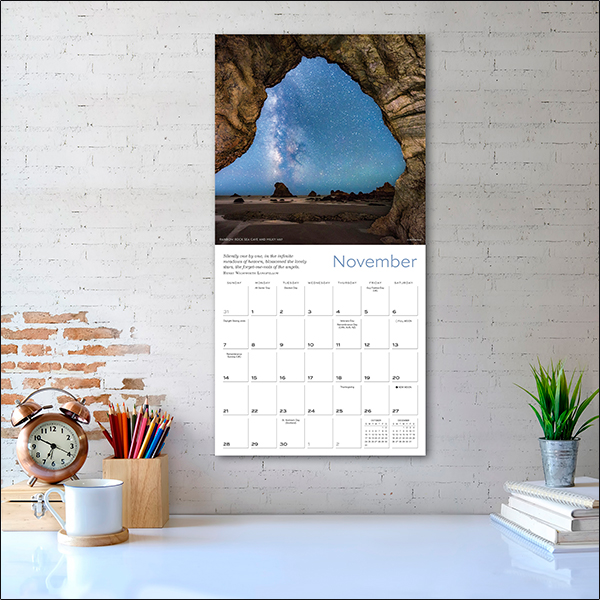 Celestial Skies 2027 Wall Calendar - Image 3