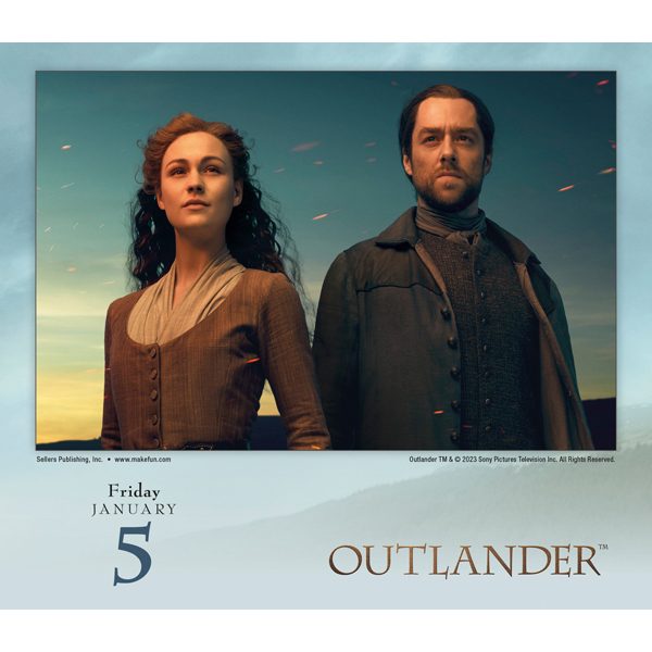 Outlander 2024 Daily Calendar RSVP