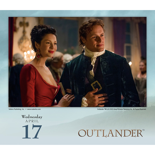 Outlander 2024 Daily Calendar RSVP