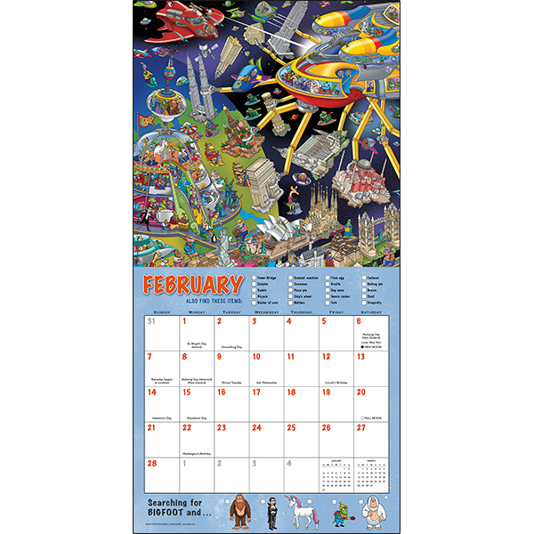 Searching for Bigfoot 2027 Wall Calendar - Image 3