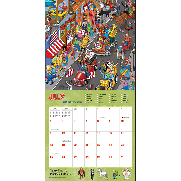 Searching for Bigfoot 2027 Wall Calendar - Image 4