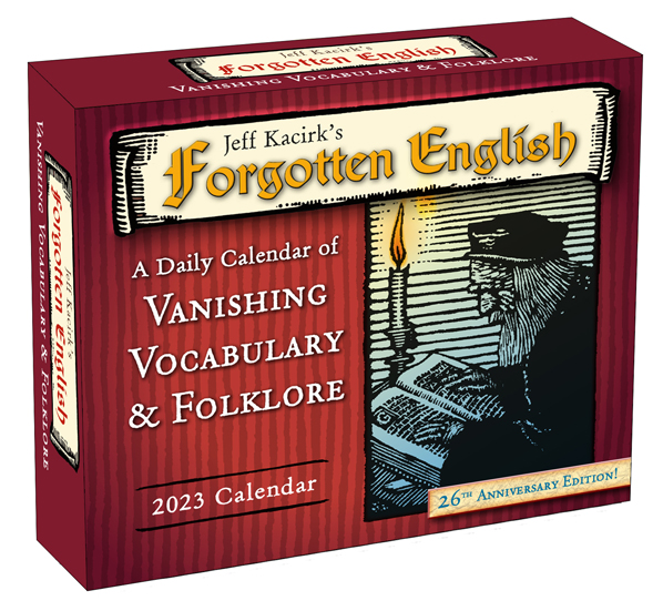 English 2023 Daily Calendar RSVP