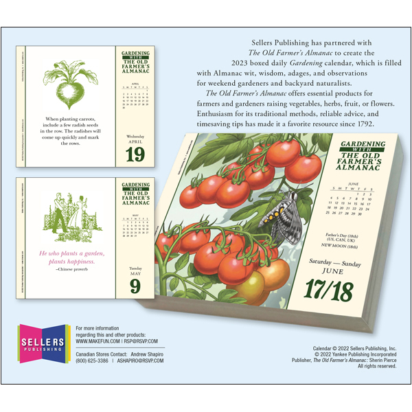 Old Farmers Almanac Gardening Calendar 