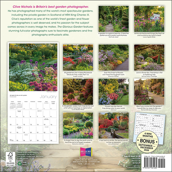 The Glorious Garden 2027 Wall Calendar - Image 2