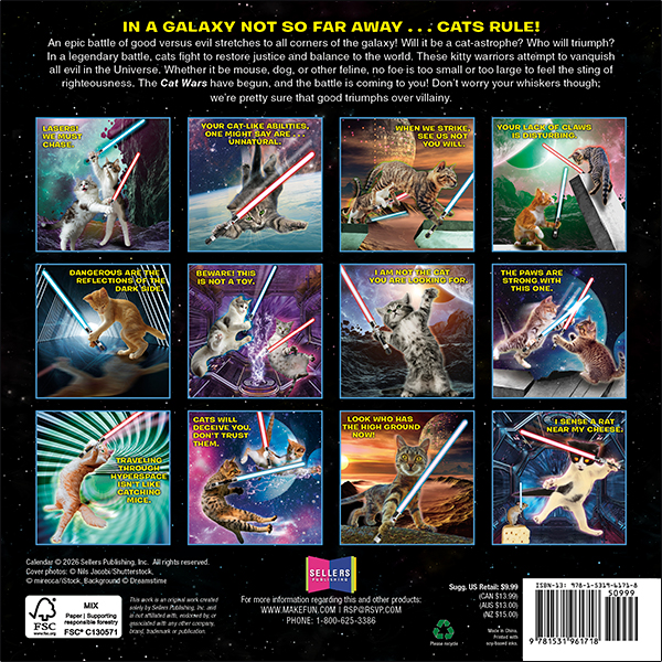 Cat Wars 2027 Mini Calendar - Image 2