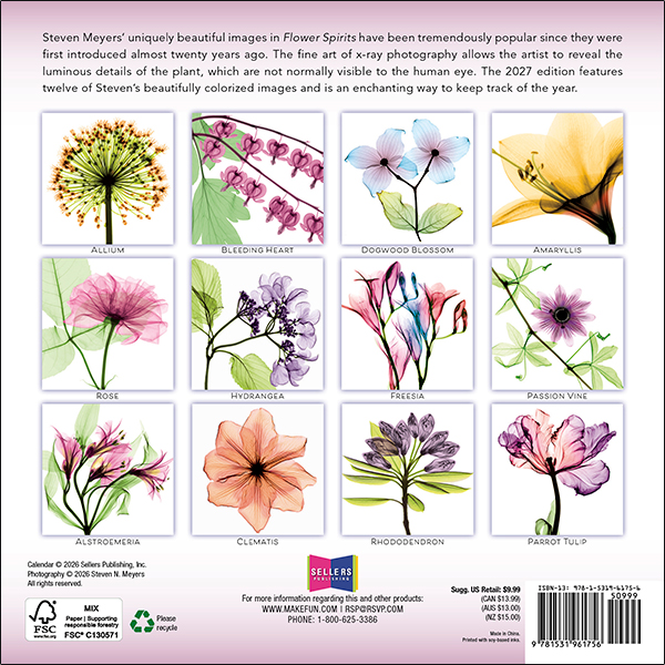 Flower Spirits 2027 Mini Calendar - Image 3