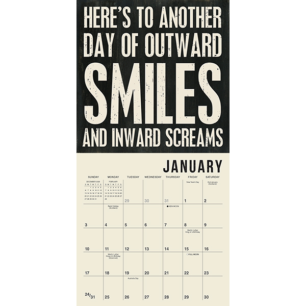 Words to Live By 2027 Mini Calendar - Image 3