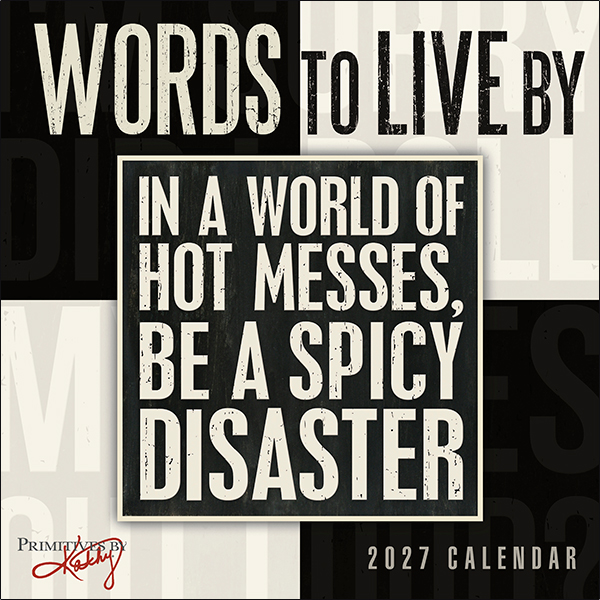 Words to Live By 2027 Mini Calendar