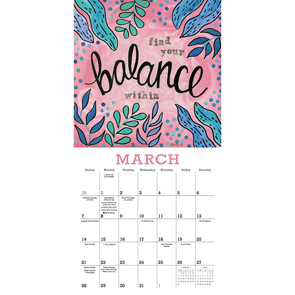 A Year of Hope and Inspiration 2027 Mini Calendar - Image 4
