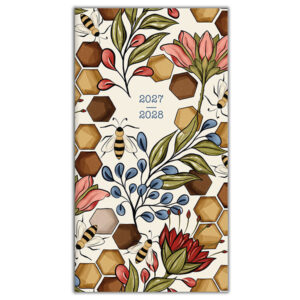 Floral Bee 2027 Two-Year-Plus Pocket Planner