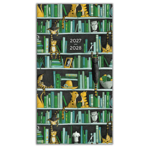 Bookshelf Cats 2027 Two-Year-Plus Pocket Planner
