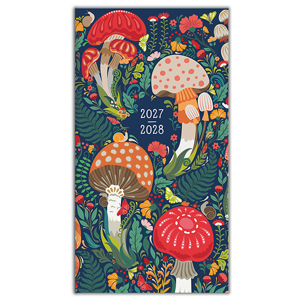 Merry Mushrooms 2027 Two-Year-Plus Pocket Planner