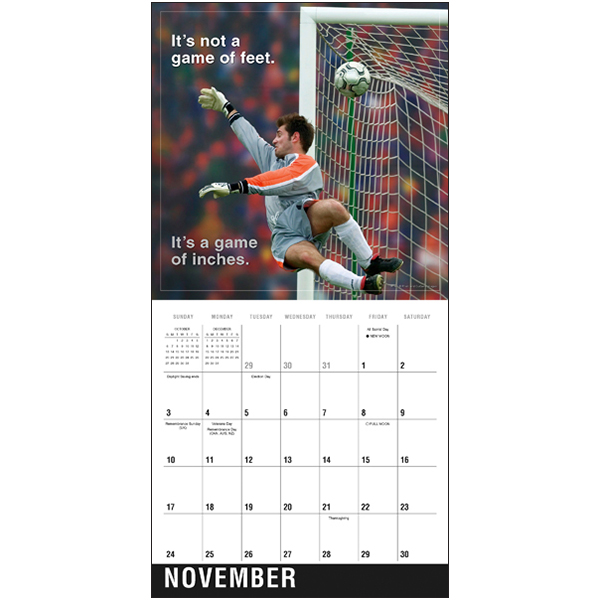 Soccer 2024 Wall Calendar - RSVP
