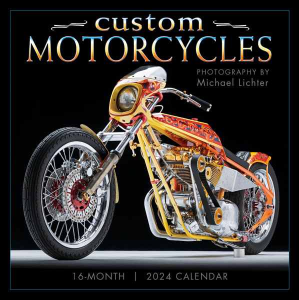 Custom Motorcycles 2024 Wall Calendar RSVP