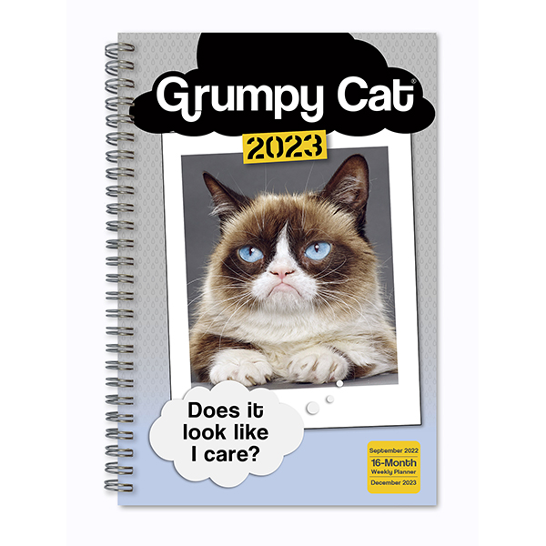 Grumpy Cat 2023 Weekly Planner RSVP
