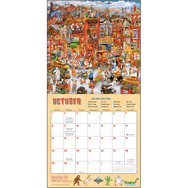 Searching for Bigfoot 2023 Wall Calendar RSVP