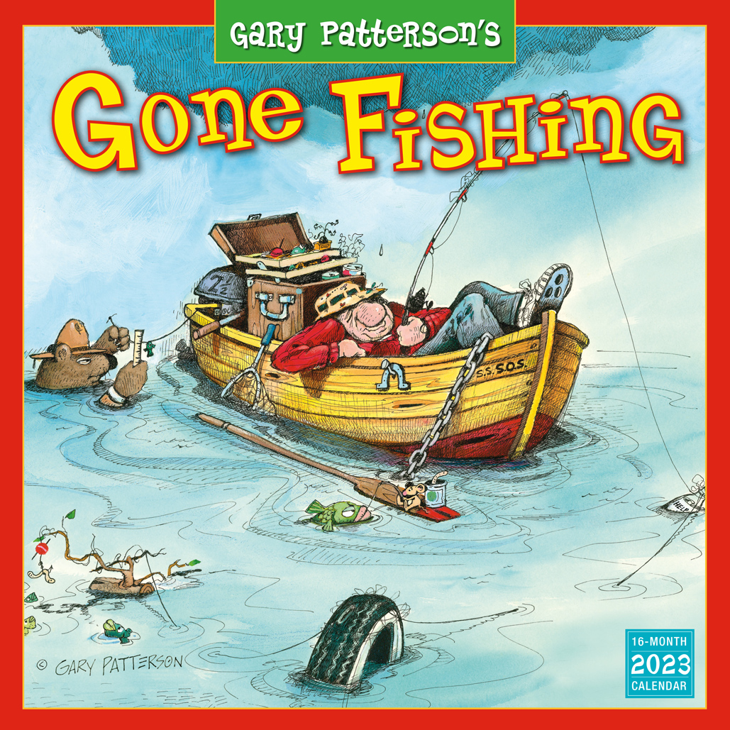 Gone Fishing 2023 Wall Calendar RSVP