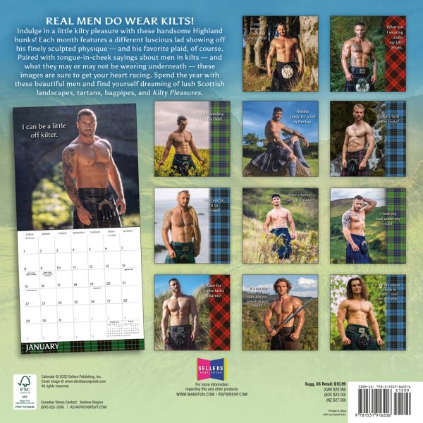 Kilty Pleasures 2023 Wall Calendar RSVP Kilty Pleasures 2023 Wall Calendar RSVP
