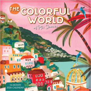 The Colorful World of Rhi James 2026 Wall Calendar