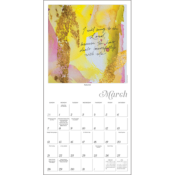 Bless This Year 2027 Wall Calendar - Image 4