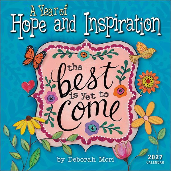 A Year of Hope and Inspiration 2027 Wall Calendar