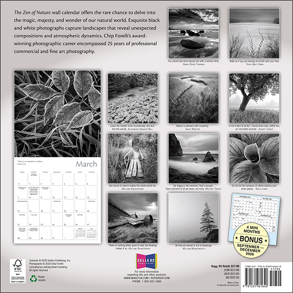 The Zen of Nature 2027 Wall Calendar - Image 2